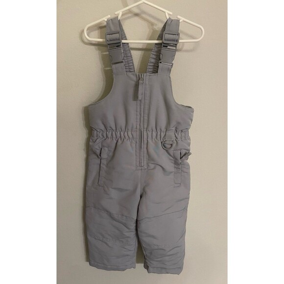 Wonderkids Other - Grey Gray Wonderkids Toddler Snow Ski Pants Overalls Bibs, Size 2T